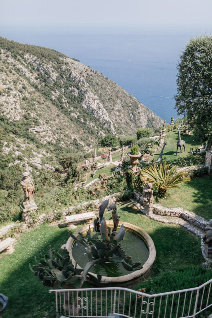 Chateau de la Chevre d'Or sea views